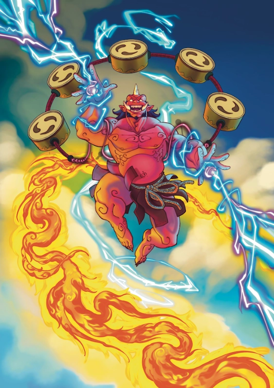 Ilustración de la baraja kami man